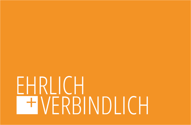 Wir arbeiten ehrlich und verbindlich